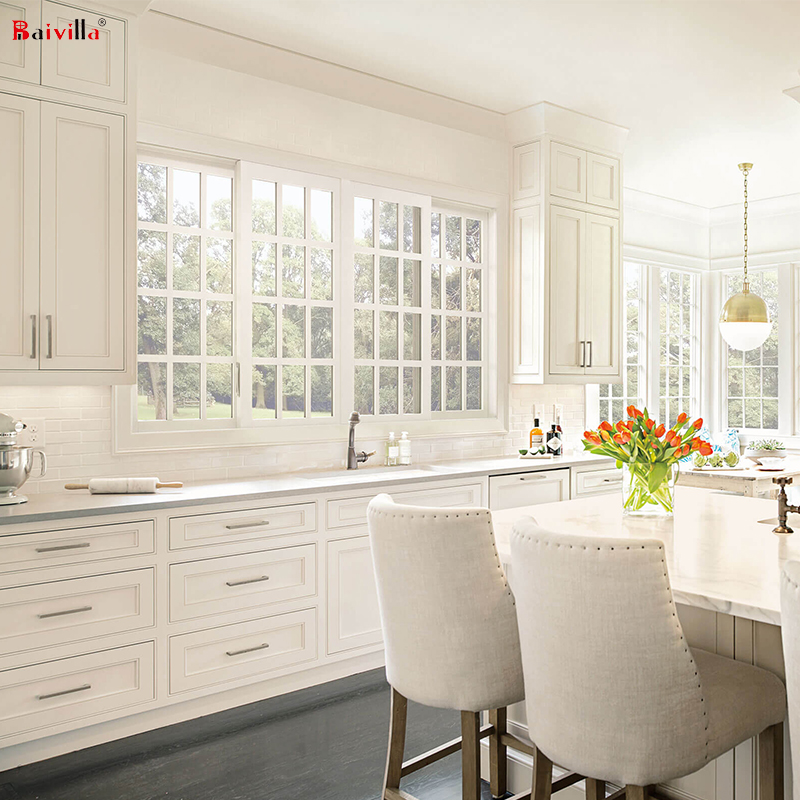 Foshan Fabricantes Moldura de Alumínio Janela Deslizante Horizontal Tanzânia Mercado Personalizado Portas E Janelas