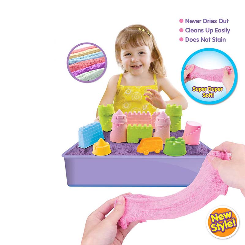 2020 новый песок набор игрушек для детей игрушки прессформа цвета пластилин набор с EN71