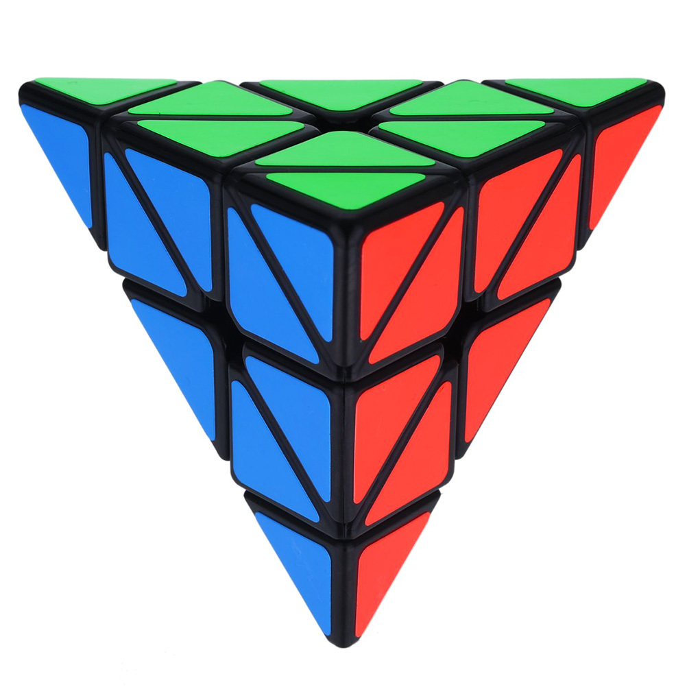 创意金字塔三角速度玩具立方体拼图块游戏教育礼物为开发孩子的智力