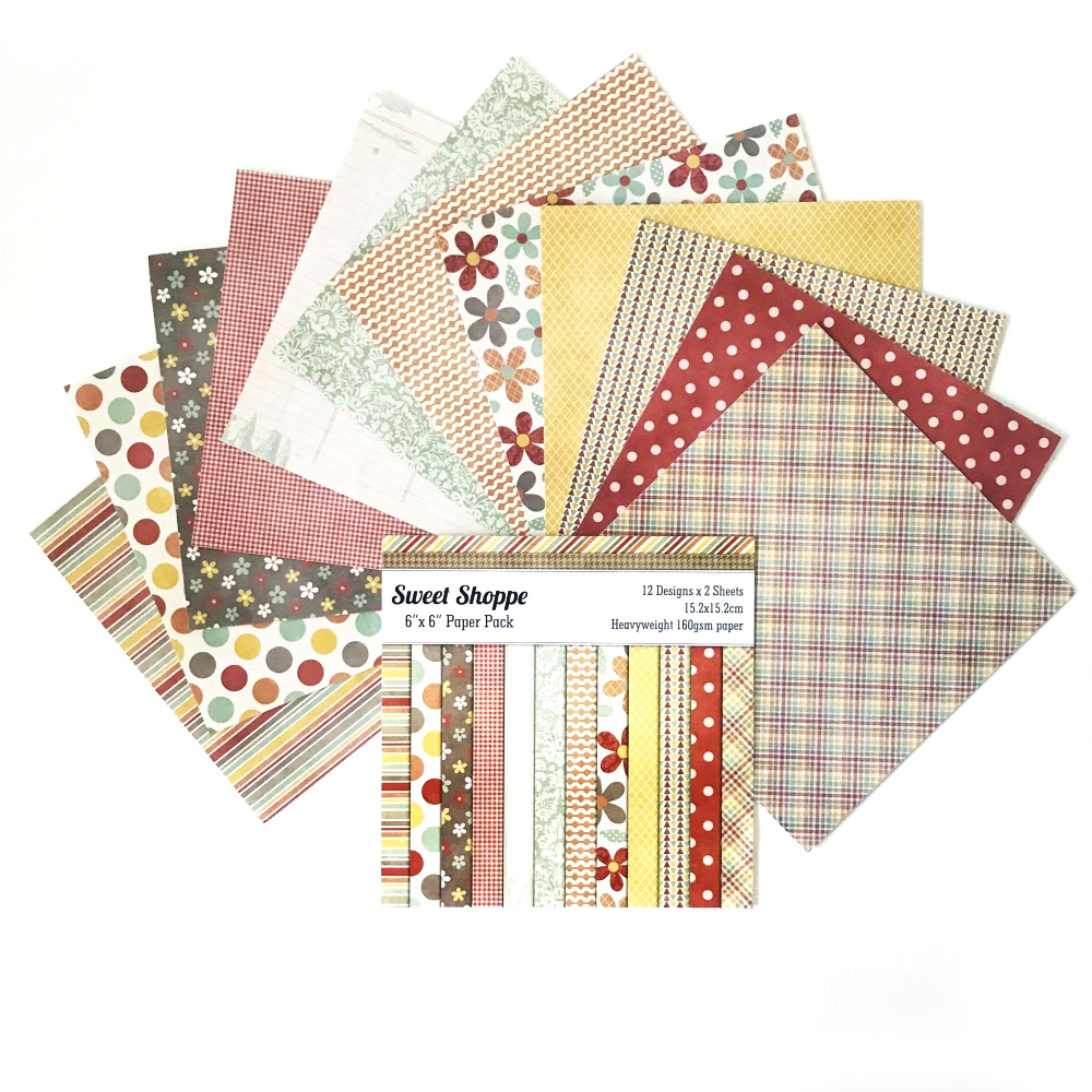 12 Sheets Scrapbooking Paper Art Background Paper Card Handmade Making Crafts
