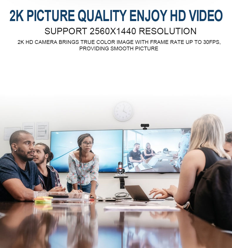 30FPS Waterproof HD PC Camera , Multipurpose Drive Free Webcam