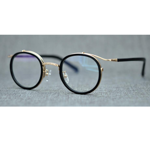 New Style Fashion Spectacle Eyeglasses Acetate Metal Design Optics Eyewear