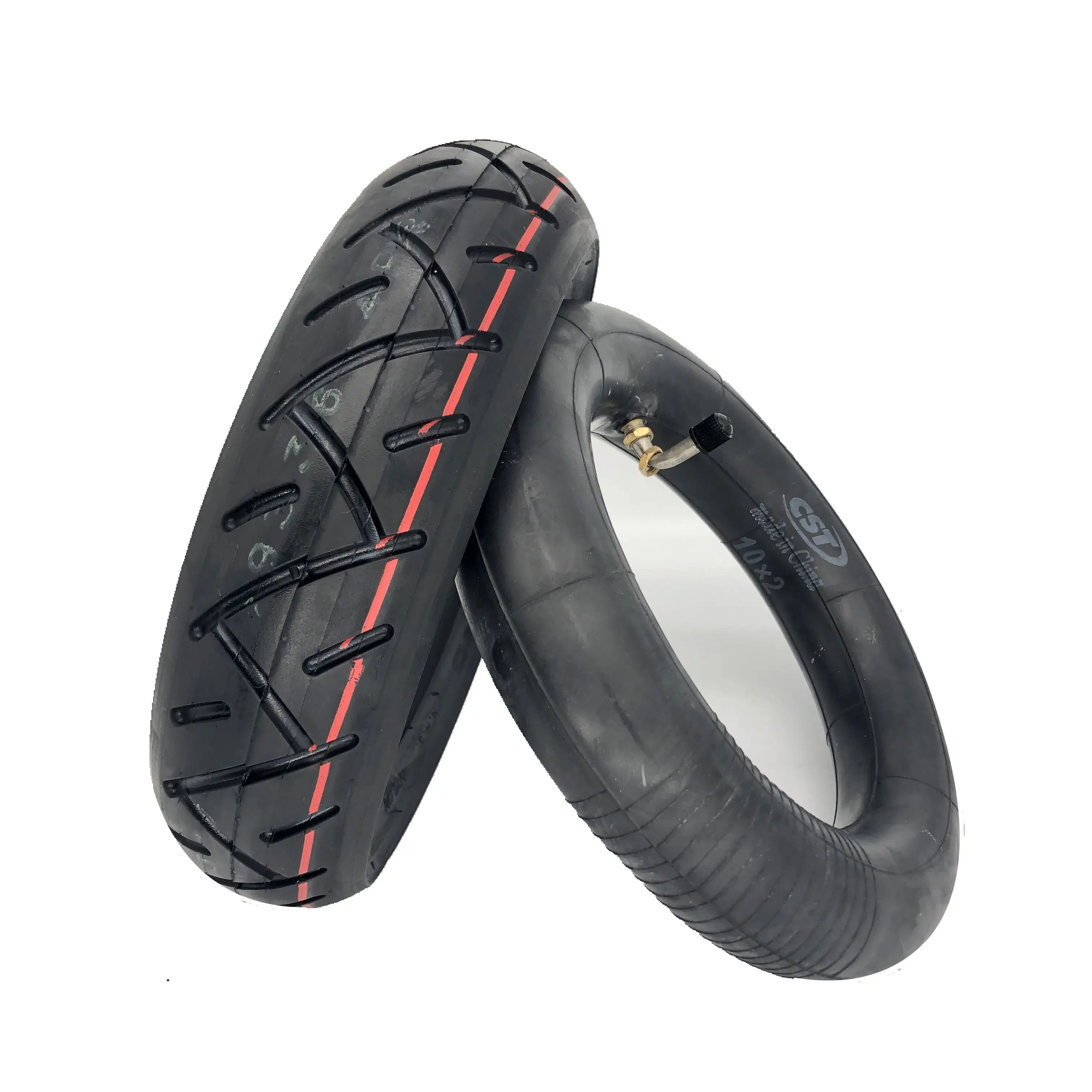 aibiku 2pcs 10 x 2 Inner Tubes for Xiaomi M365 Electric Scooter Modified Inflated Spare Tire 