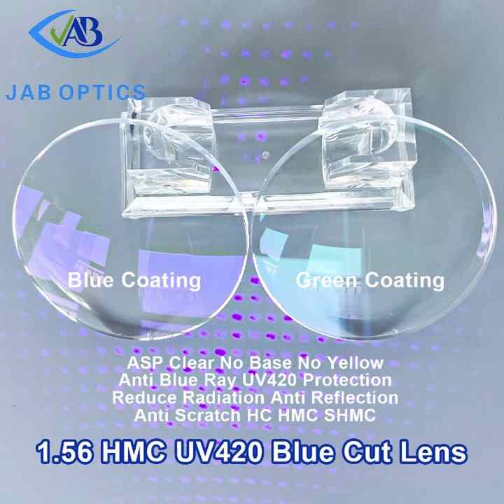 HC/HMC/SHMC Single Vision Blue Block Grade A++ Lenses High