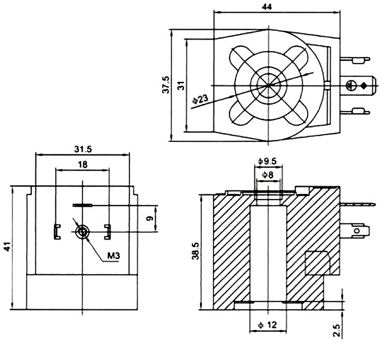 CA45DD G1 1/2" Goyen Type Dresser Nut Pulse Jet Valve For Dust Collector