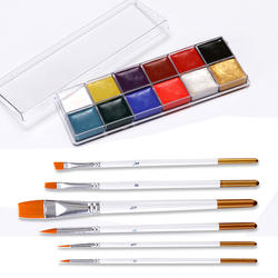 Wholesale 12 colors Fashion Colorful Oil Painting Face Body Paint