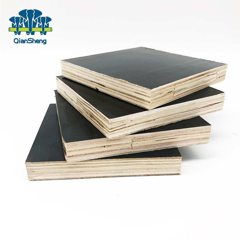 Black laminated plywood