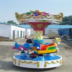Playground Amusement Park Kiddie Carousel Rides Merry Go Round For Sale