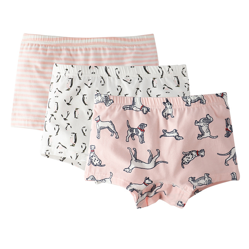 Товары для готовности к отправке, хлопковые трусы для девочек, детские трусики, нижнее белье