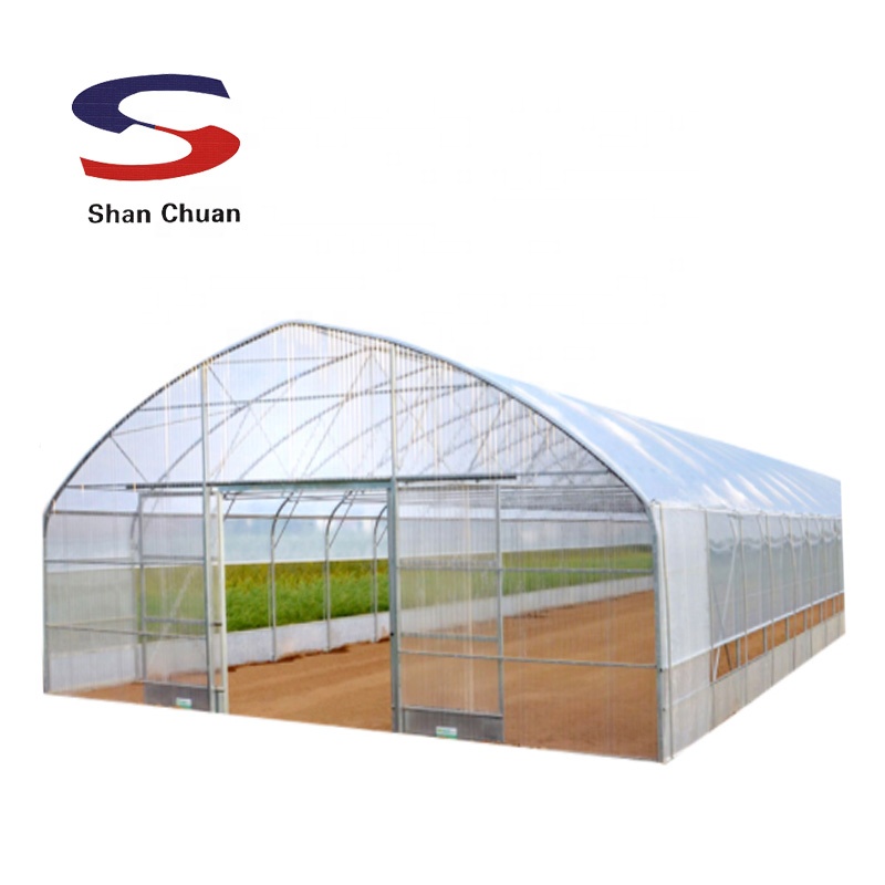 Недорогая Коммерческая теплица из пластиковой пленки с гидропоникой