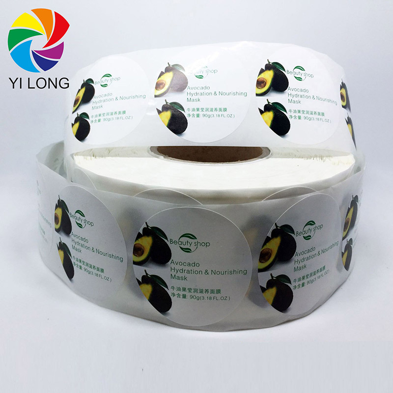 Высокое качество продвижение лакирования отделки печати самоклеющиеся этикетки стикер рулон