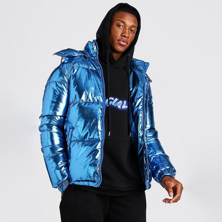 jaqueta de franja masculina