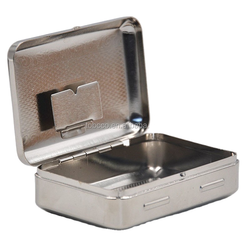 Manufacture Chinese Novelty High Quality Cigarette Box Metal Tobacco Storage Case