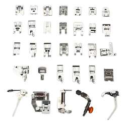 32 pcs Domestic Household Sewing Machine Presser Feet
