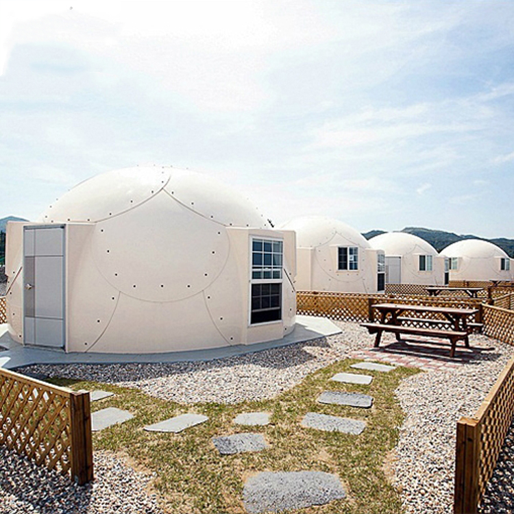 Fiberglass dome house
