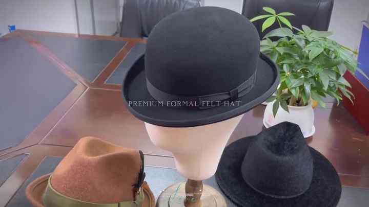 Shop Our 2024 Mens Custom Roundtop Genuine Felt Bowler Hat