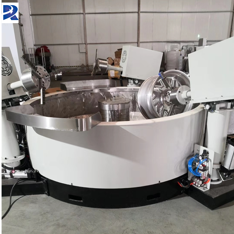 Автомобильная шлифовальная машина для колес из сплава 12 ~ 26 дюймов, зеркальная шлифовальная машина для колесного обода