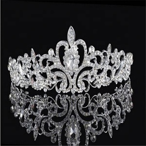 High Quality For Adult Wedding Bridal Hair Accessories Rhinestone Crystal Bling Tiaras And Wedding Crown Designer Bridal Crown