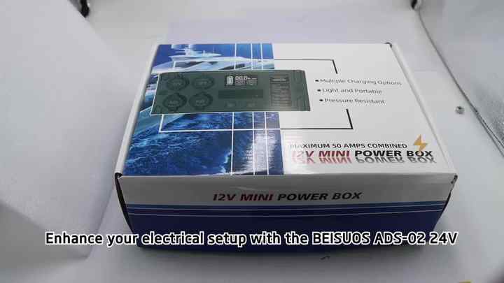 24V Mini Control Power Box Hub IP65 50A for Camper RVs Pickup Trucks ...