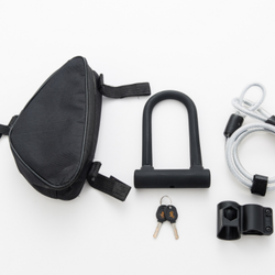 Bicycle U-shaped lock, silicone combination lock, delivery bag