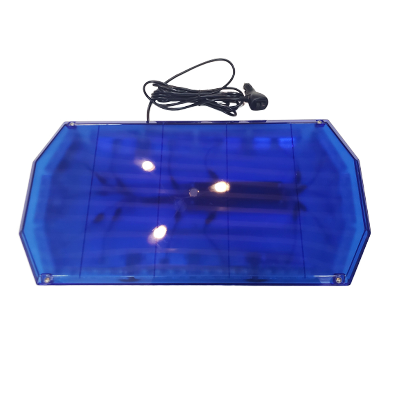 Barra de luces llevada magnética de la policía del coche del mini estroboscópico clásico de la luz llevada magnética del trabajo del coche azul rojo
