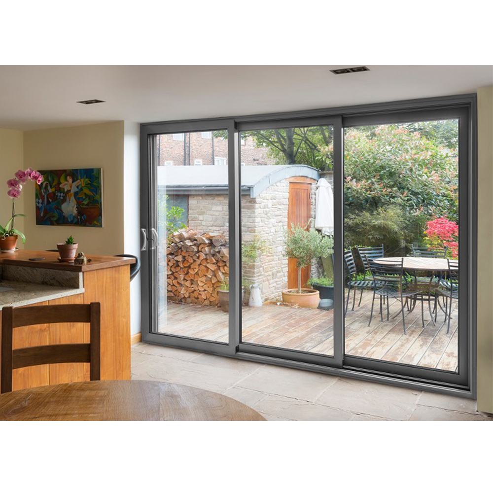 外部铝推拉门与不锈钢蚊帐