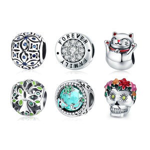 New arrival high quality 925 sterling silver european charms for bracelet making