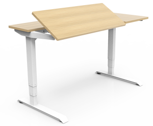 cift motorlu ergonomik elektrikli motorlu yuksekligi ayarlanabilir cizim masasi ayarlanabilir ayakta mobilya egim tezgah tipi masa cercevesi