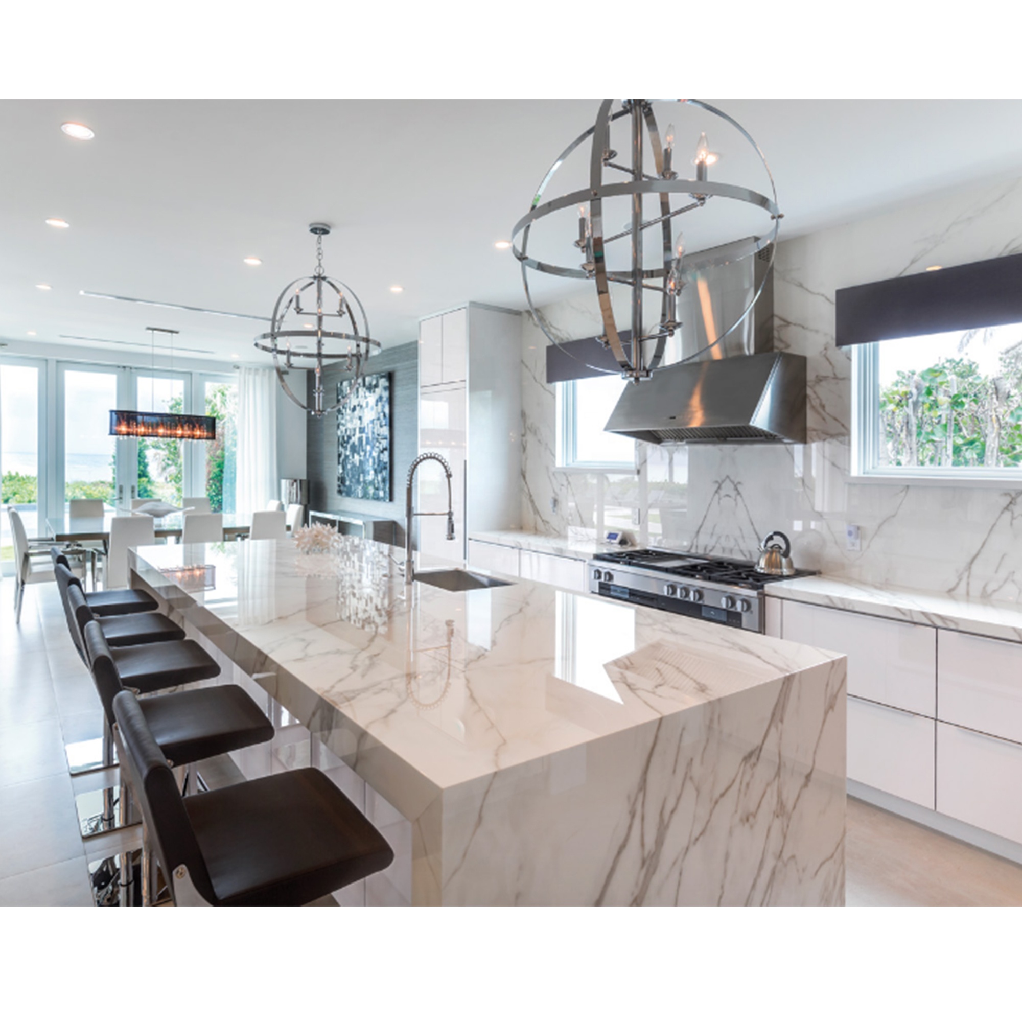 NICOCABINET, оптовая продажа, Calacatta, столешница из белого кварцевого камня для кухни, ванной комнаты