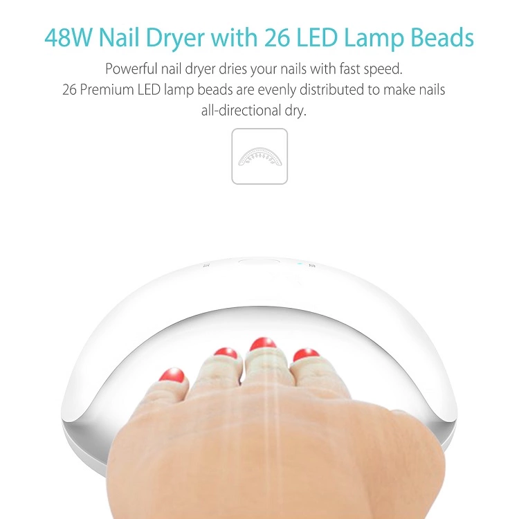 25w Led Uv Lamp Nail Dryer Professional For Drying Gel Polish