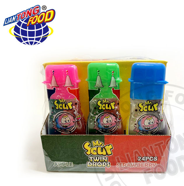 Двойной вкус желе конфеты кислый TWIN DROPS Kosher