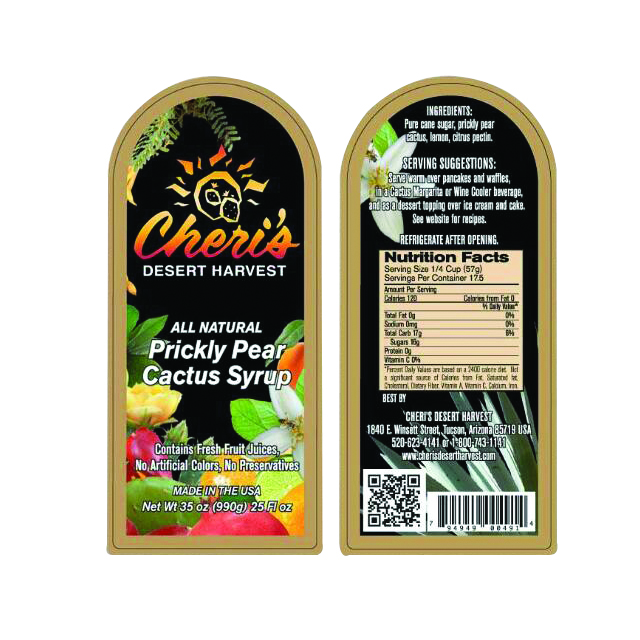 Пользовательские печатные этикетки еды