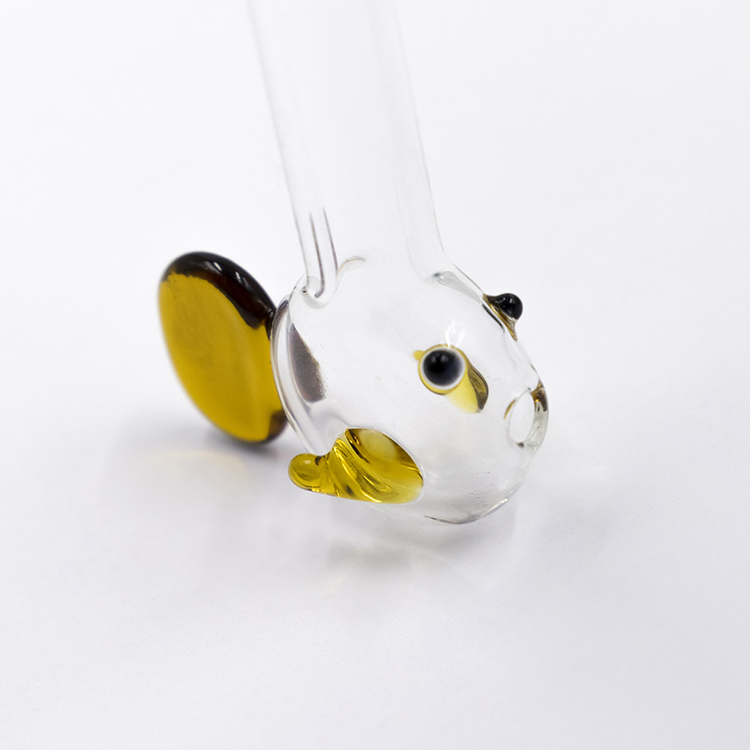 使用的水生生物吸管吸管pyrex硼硅酸盐鸡尾酒搅拌吸管玻璃章鱼鱼吸管