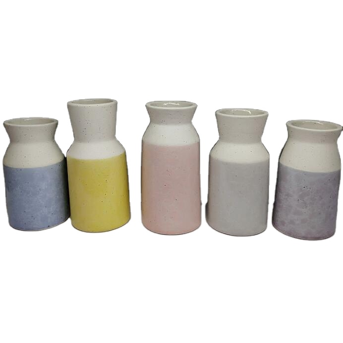 Мини керамическая ваза для декора, 5 asst
