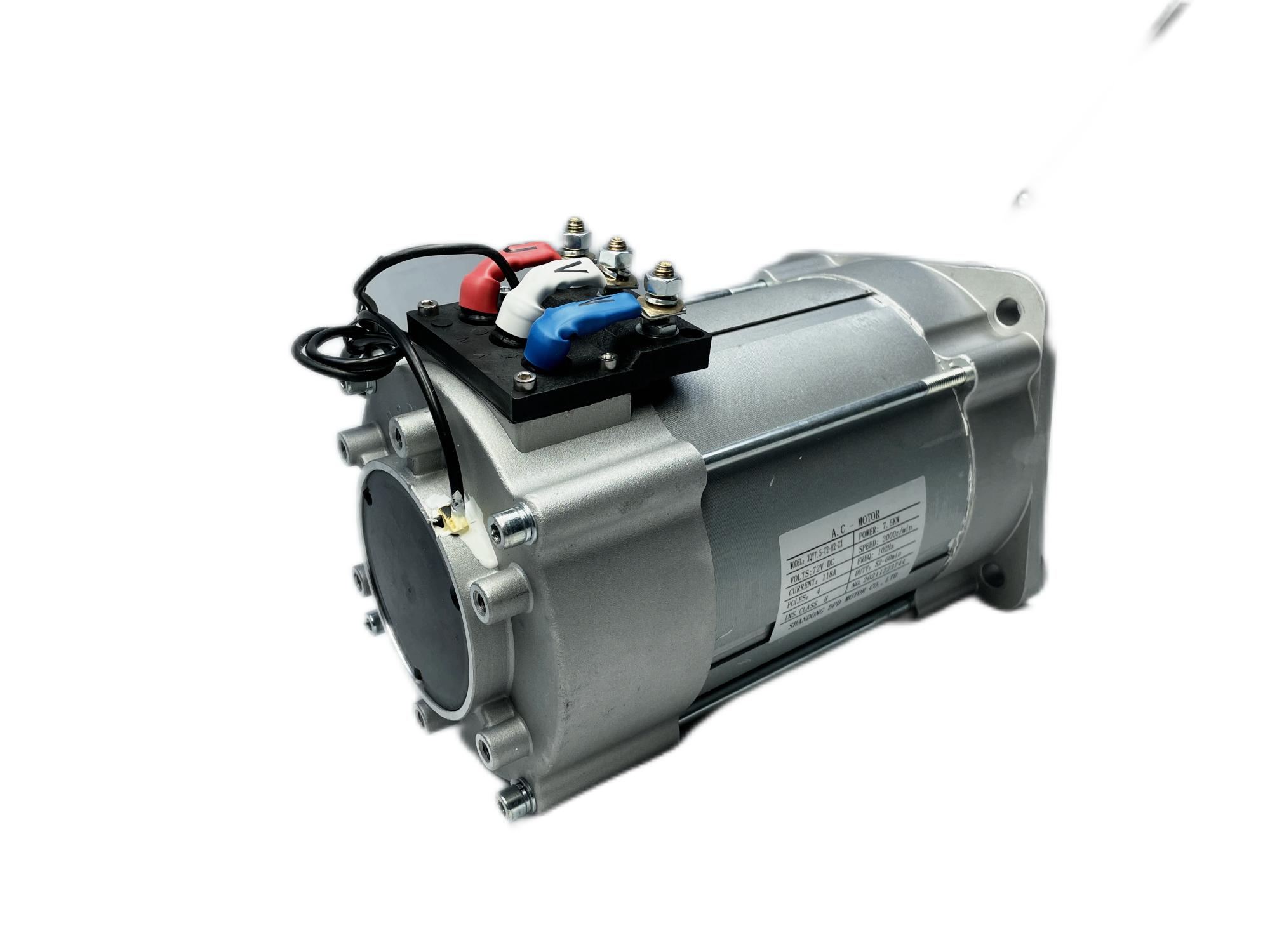 electric motor factory supply 7.5KW 72V AC asynchronous Motor 118A