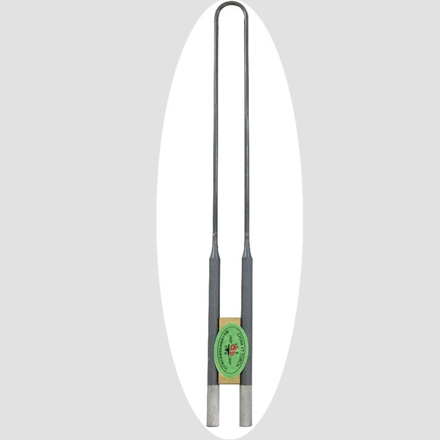 U- shaped 1800C molybednum disilicide ( mosi2 ) heater for 1700c heated high temperature muffle oven