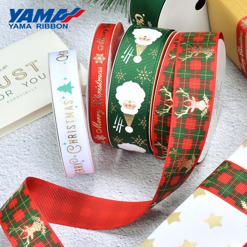 5 Yards Sale Christmas All Metallic Red Gold Woven Foiled Wired Ribbon 1 1//2/"W