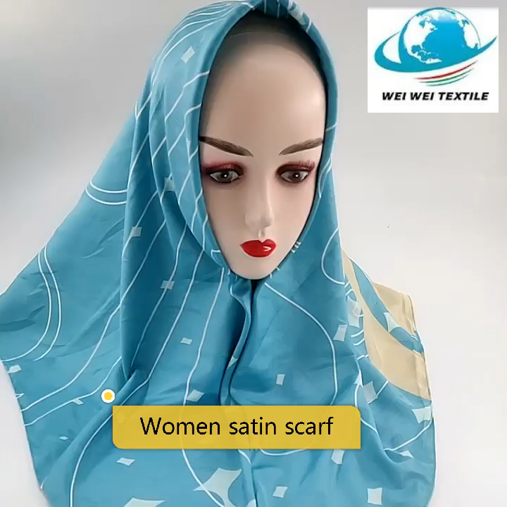 Fashion Show Hot Selling OEM Design Scarf Your logo Bawal Printed