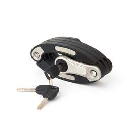 Factory custom heavy duty combination lock chain stainless steel bicycle folding lock