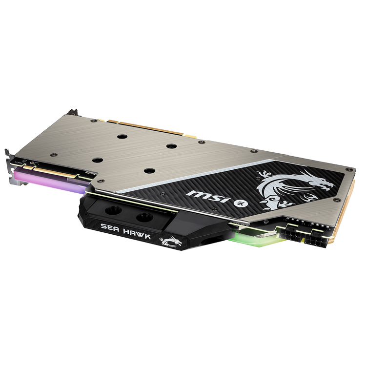MSI NVIDIA Geforce RTX 2080 SUPER SEA HAWK EK X 8G GPU