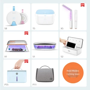 Mobile Phone Uv Sanitizer Phone Free Sample 59s CE Certification UV Sanitizer Box UVC Light UV Sterilizer Box Sanitizadores UV Sterilizer Bag Mobile Phone