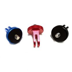 Metal de liga de alumínio adaptador de montagem do tripé 1/4 "parafuso para gopro HD hero 7 6 5 4 3 + esportes vídeo da câmera sj4000 sj6 sj8 Xiaoyi 4k