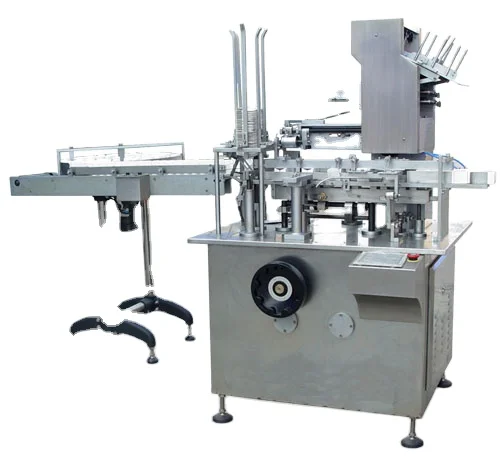 Вертикальная картонная упаковочная машина для косметических пищевых бутылок