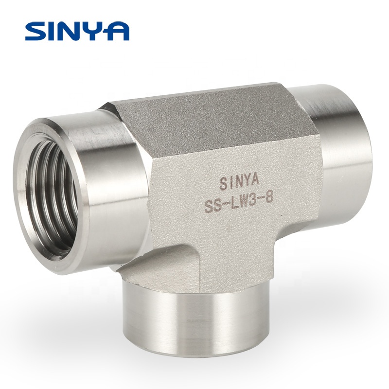 High Pressure Fittings 1//8/" Female Pipe Tee 5000 psi