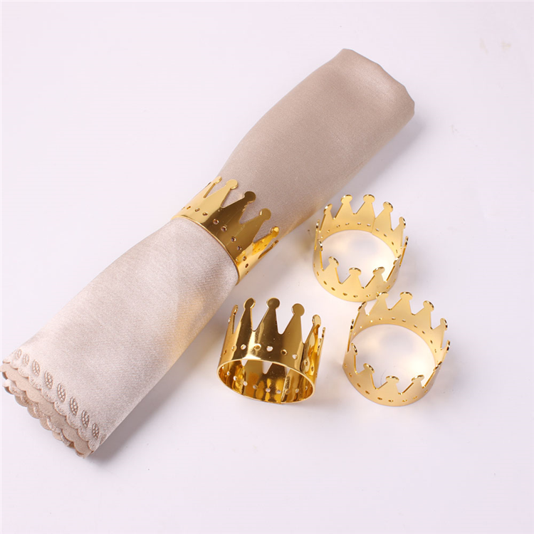 Luxury Metal Napkin Rings Perfect for Wedding Decor