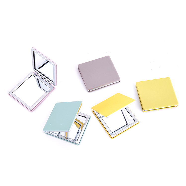Роскошное высококачественное квадратное складное косметическое дешевое карманное зеркало