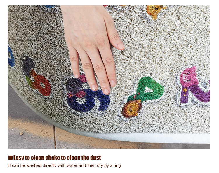 Household Entrance PVC coil Front Door Mat indoor Outdoor printed door mat(图6)