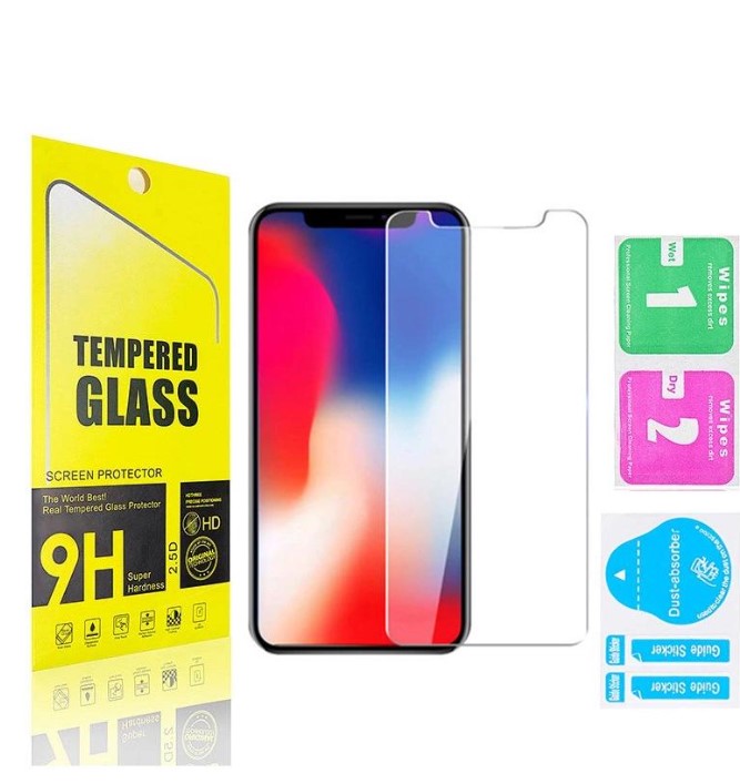 Заводская поставка закаленного стекла RICOO, протектор экрана 2.5D 9H с упаковкой для iphone 12 11 mini Pro Max XS XR 8 Plus