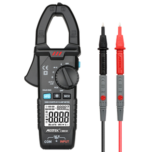 Mult/ímetro de pinza digital Medidor de temperatura de capaci PM2128 Volt/ímetro de mano CA//CC Ohm/ímetro Capacitancia Medidor de temperatura Medidor de voltaje de corriente Capacitancia de temperatura