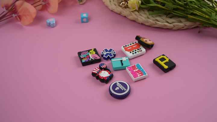 Custom Soft Silicone Beads BPA Free Focal Beads Wholesale